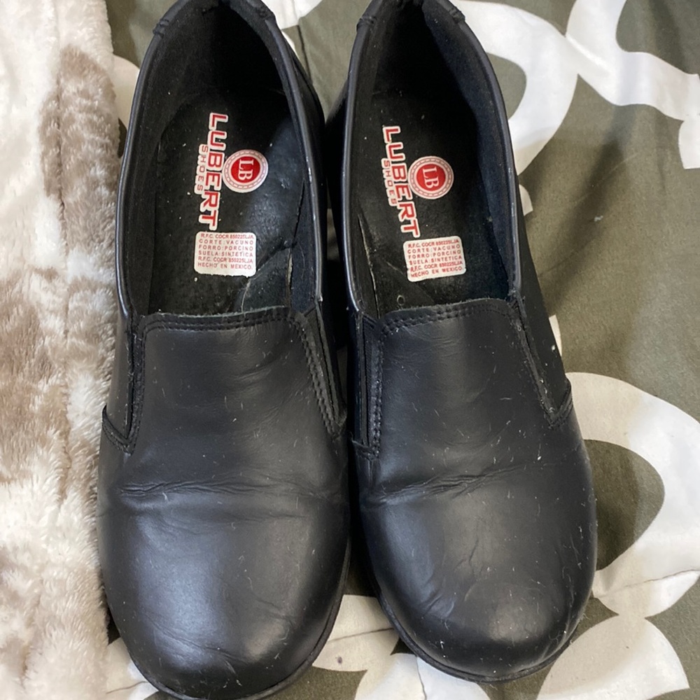 Real leather office, shoes, wedges, size 7 from Mexico